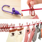 Portable Drying Rope with 12 Clips & 2 Hooks | Travel Clothesline for Indoor & Outdoor Use