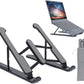 Plastic Foldable & Portable Laptop Stand | Lightweight Adjustable Laptop Holder | High-Quality ABS