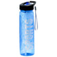 Blue Stylish Water Sport Bottle 1000ml with Straw | Leakproof BPA-Free Hydration Bottle for School, Gym & Travel