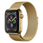 Gold | Apple Watch Milanese Magnetic Loop Strap | Stainless Steel Band  | 42mm / 44mm / 45mm