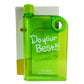 Green Ultra Slim Notebook Style Water Bottle 380ml | Portable Memo Bottle for Travel, School & Office