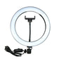 MJ36 RGB LED Ring Light 36cm with 16 Colors, Brightness Control & Phone Holder