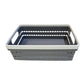 Multi-Purpose Woven Plastic Storage Basket with Handles Organizer Bin for Office, Pantry, and Home