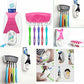 Automatic Toothpaste Dispenser Set with Wall-Mounted Toothbrush Holder | Touch-Free Bathroom Organizer