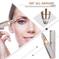 2-in-1 Flawless Facial Hair Remover & Eyebrow Trimmer | USB Rechargeable, Painless & Portable | Silver Color