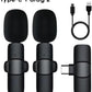 K9 Dual Wireless Lavalier Microphone | Plug & Play USB Type-C | Mic with Auto Sync & Noise Reduction
