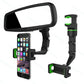 Universal Car Rearview Mirror Phone Holder | Hands-Free Adjustable Mount for Smartphones & GPS
