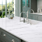 White & Grey | Marble Sheet Sticker 60x200cm | Waterproof Self-Adhesive PVC Wallpaper for Furniture Walls
