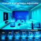Water Ripple Lamp | 16-Color Rotating LED Night Light with Remote