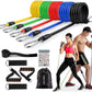 Gym Belt with Box | 5-in-1 Power Exercise Resistance Band Set | Adjustable Fitness Equipment for All