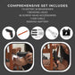 47-Piece Foldable Wireless Electric Screwdriver Kit with Adjustable Torque & USB Charging