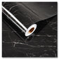 Black & Grey | Marble Sheet Sticker 60x200cm | Waterproof Self-Adhesive PVC Wallpaper for Furniture Walls