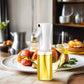 Plastic Glass Kitchen Cooking Spray Bottle | 200ML | BBQ Olive Oil & Vinegar Oil Sprayer