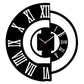 3D DIY Wooden Wall Clock | MDF Silent Quartz Wall Clock | Decorative Hanging Clock for Home & Office