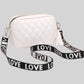 White Leather Handbag for Girls & Women | Stylish Shoulder & Crossbody Bag | Daily Use & Gift