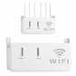 White  WiFi Router Storage Box & Wall Mount Shelf  Universal Cable Organizer | Space-Saving Holder for Modem, Set-Top Box & Smart Devices | Home & Office Use