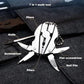 Stainless Steel Outdoor Portable Multitool Plier Knife | Mini Keychain Multi Tool with Screwdriver & Pouch | Camping, Hiking & Everyday Use