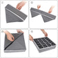 Storage Organizer with Lid | Foldable Drawer Divider | 24 Cells | Non-Woven Fabric | Random Colors