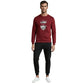KING Printed Maroon Tracksuit Sweatshirt & Trouser | Warm & Comfortable Winter Wear | Large
