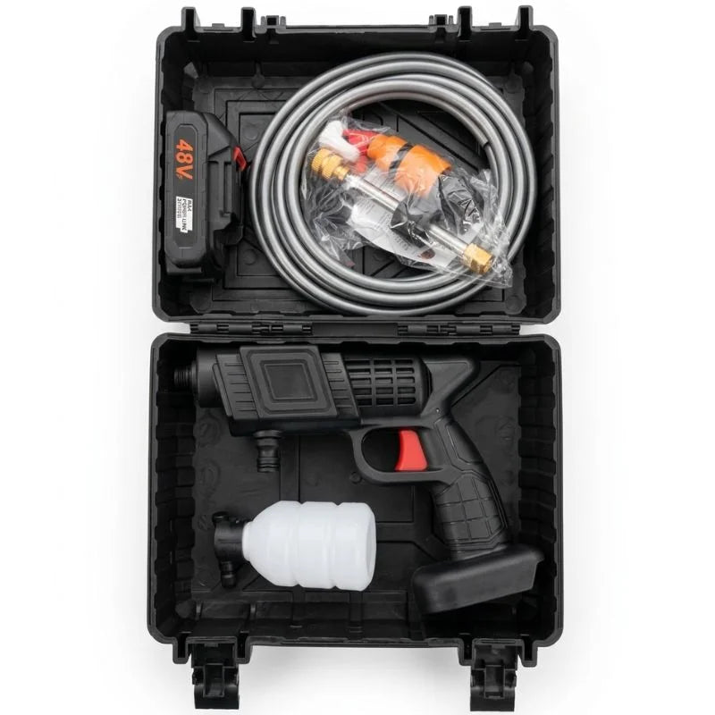 Automatic Cordless Car Wash Spray Gun 48Vf Pakistan | Wireless High Pressure Foam Jet Washer