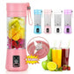 Portable 6-Blade USB Rechargeable Juicer Blender for Smoothies Shakes Baby Food and Outdoor Use | Random Color