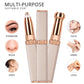 2-in-1 Flawless Facial Hair Remover & Eyebrow Trimmer | USB Rechargeable, Painless & Portable | Pink