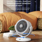 Oscillating Desktop Circulating Fan FT-905 | Rechargeable Mini Table Fan with LED Display & 3 Speeds