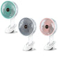 Rechargeable 3-in-1 Clip Fan | Handheld, Desktop & Wall Mounted Portable Fan with 3 Speed Modes