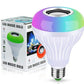 2-in-1 Smart LED Bulb with Bluetooth Speaker | RGB Color Light + Remote Control