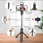R1s Bluetooth Selfie Stick Tripod with Remote | 360° Foldable Phone & Action Camera Stand with LED Light