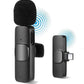 K8 Type-C Wireless Lavalier Microphone | Portable Noise-Cancelling | Mic for Android, Vlogging & Live Streaming