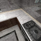 White & Dark Grey | Marble Sheet Sticker 60x200cm | Waterproof Self-Adhesive PVC Wallpaper for Furniture Walls