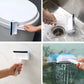 2-in-1 Foam Window Wiper & Glass Cleaner | Rubber Squeegee with Foam Sponge | Car Windshield, Mirror & Kitchen Glass Cleaning Brush