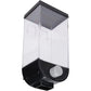 Wall Mounted Cereal Dispenser | 1.5L Transparent Grain Storage Container | One-Touch Cereal & Rice Dispenser | Space Saving Kitchen Organizer