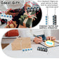 4-Key Mechanical Keyboard Clicker Keychain | Portable Mechanical Switch Fidget Toy | Stress Relief Finger Clicker | Tactile Keyboard Keychain with light  | Random Color