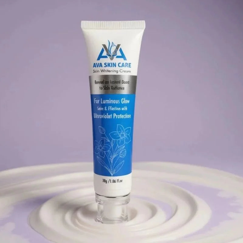 AVA Skin Whitening Cream  | Brightening & Hydrating Face Cream | Smooth & Healthy-Looking Skin | 30g