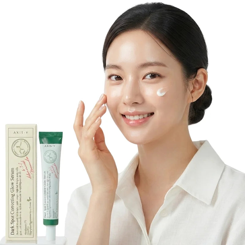 AXIS-Y Dark Spot Correcting Glow Serum | Korean Brightening Serum with 5% Niacinamide & Squalane | Helps Reduce Dark Spots & Acne Marks | 50ml
