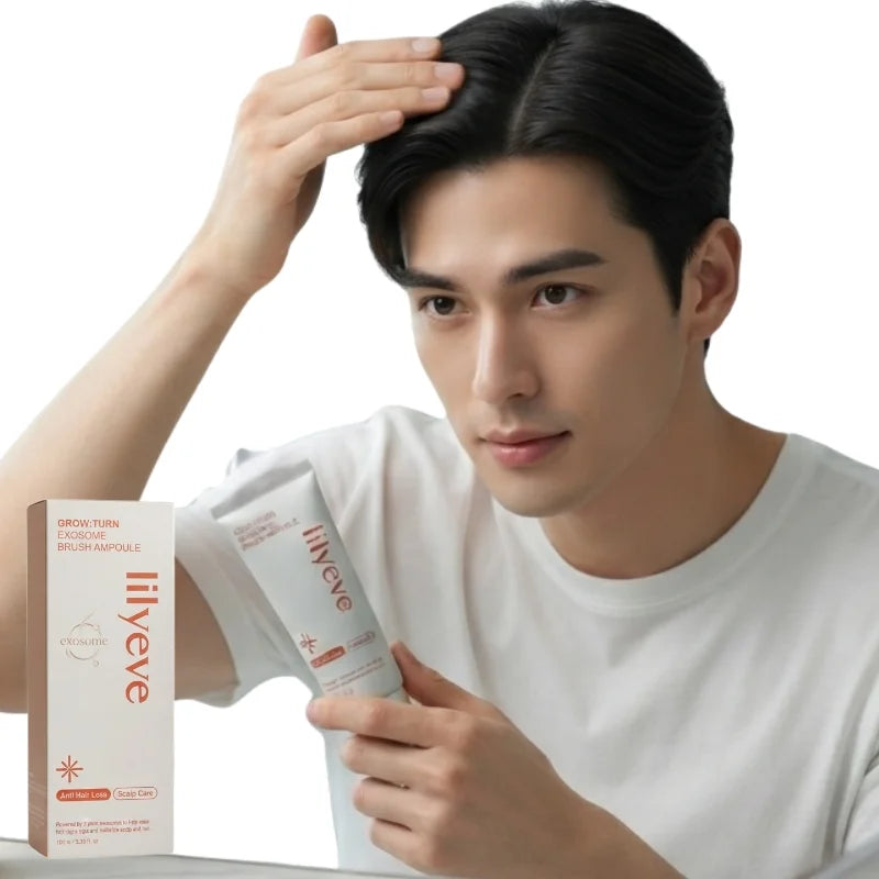 LILYEVE Grow:Turn Exosome Ampoule | Hair Growth Ampoule with Nano Exosomes, Caffeine & Biotin | Scalp Care & Hair Strengthening Treatment