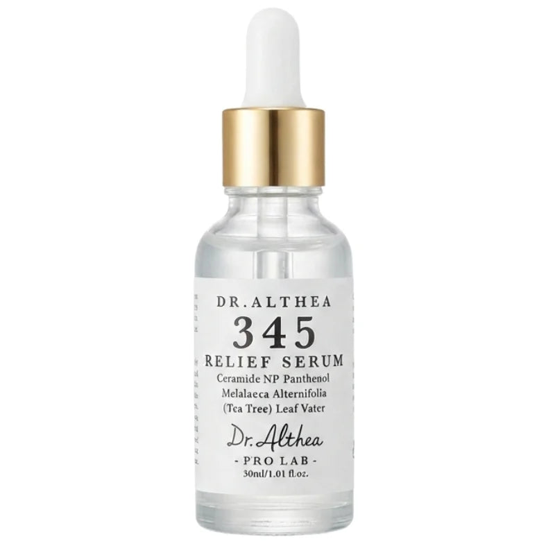 Dr. Althea 345 Relief Serum | Hydrating & Calming Serum with Tea Tree Leaf Water, Ceramide NP & Niacinamide | Barrier Repair & Deep Hydration | 30ml