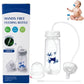 Hands-Free Baby Feeding Bottle  | BPA-Free Anti-Colic Baby Milk Bottle with Silicone Straw | Leak-Proof Standard Neck Bottle |240ML