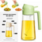 2-in-1 Glass Oil Spray Bottle & Dispenser with Pouring Spout | Kitchen Oil Mister for Air Fryer, BBQ & Cooking| 450ml