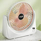 Circular Rechargeable Desktop  Fan | Model QL-01 | 3 Speed Personal Cooling Fan | Quiet Air Circulator for Home, Office & Travel | Random Color
